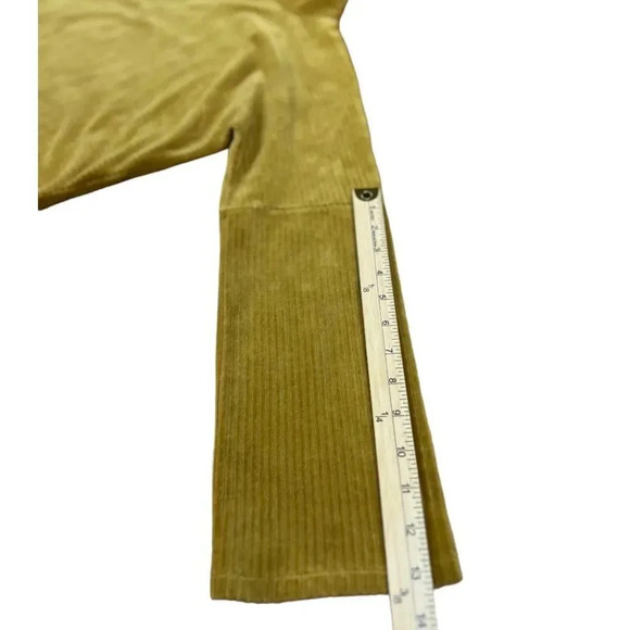 Madewell Texture & Thread Velour Corduroy Mockneck Top XS Boxy Comfort - Picture 4 of 12